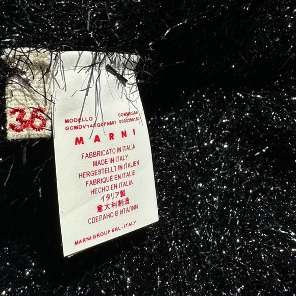 MARNI confetti furry glitter top - Picture 3 of 3